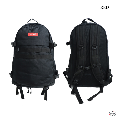 X Girl エックスガール Mills Logo Adventure Backpack ミルズロゴアドヴェンチャーバックパック リュック Xgirl 正規販売店